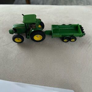 Vintage John Deere Tractor and Wagon